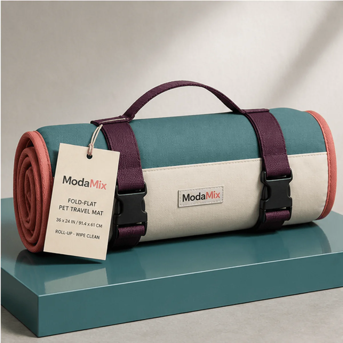 Fold-Flat Pet Travel Mat